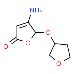 2(5H)-Furanone,4-amino-5-[(tetrahydro-3-furanyl)oxy]-(9CI) structure