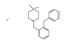 4-[(2-benzylphenyl)methyl]-1,1-dimethylpiperazin-1-ium,iodide Structure