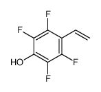 4-ethenyl-2,3,5,6-tetrafluorophenol结构式