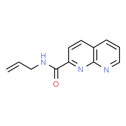 1,8-Naphthyridine-2-carboxamide,N-2-propenyl-(9CI) structure