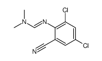 N'-(2,4-dichloro-6-cyanophenyl)-N,N-dimethylmethanimidamide Structure