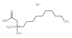 1-Decanaminium,N-(carboxymethyl)-N,N-dimethyl-, bromide (1:1)结构式