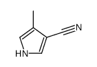 4-甲基-1H-吡咯-3-甲腈结构式