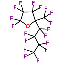 Heptafluorotetrahydro(nonafluorobutyl)furan structure