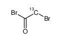 bromoacetyl-bromide-2-(13)C Structure