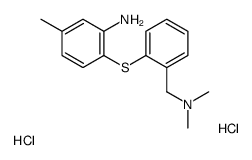 2-[2-[(dimethylamino)methyl]phenyl]sulfanyl-5-methylaniline,dihydrochloride Structure