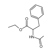 ethyl 2-acetylamino-3-phenylpropionate结构式