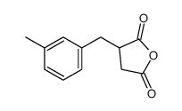 3-[(3-methylphenyl)methyl]oxolane-2,5-dione Structure