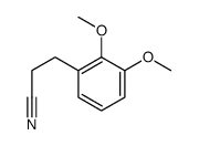 3-(2,3-dimethoxyphenyl)propanenitrile Structure