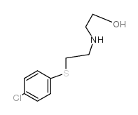 2-[2-(4-chlorophenyl)sulfanylethylamino]ethanol Structure