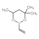 4,4,6-Trimethyl-2-vinyl-1,3,2-dioxaborinane Structure