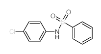 Benzenesulfonamide,N-(4-chlorophenyl)- Structure