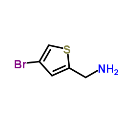 (4-Bromothiophen-2-yl)methanamine Structure