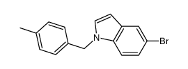 5-bromo-1-(4-methylbenzyl)-1H-indole Structure