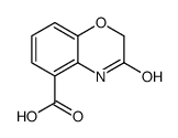 3-OXO-3,4-DIHYDRO-2H-BENZO[B][1,4]OXAZINE-5-CARBOXYLIC ACID Structure