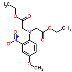 Diethyl 2,2'-[(4-methoxy-2-nitrophenyl)imino]diacetate结构式