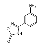 3-(3-amino-phenyl)-2H-[1,2,4]oxadiazol-5-one结构式