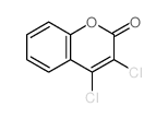 2H-1-Benzopyran-2-one,3,4-dichloro-结构式