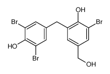 3-Bromo-5-[(3,5-dibromo-4-hydroxyphenyl)methyl]-4-hydroxybenzenemethanol结构式