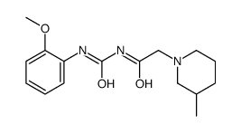 N-[(2-methoxyphenyl)carbamoyl]-2-(3-methylpiperidin-1-yl)acetamide Structure