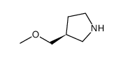 (S)-3-Methoxymethyl-pyrrolidine Structure