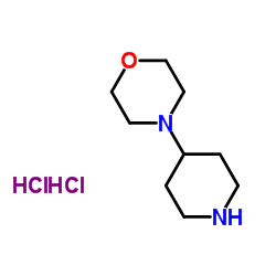 4-(4-Piperidinyl)morpholine dihydrochloride structure