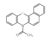 Ethanone,1-(7H-benzo[c]phenothiazin-7-yl)-结构式