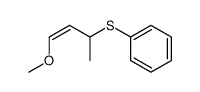 ((Z)-3-Methoxy-1-methyl-allylsulfanyl)-benzene结构式