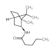 N-[(1S,2S,4R)-1,7,7-trimethylnorbornan-2-yl]pentanamide Structure