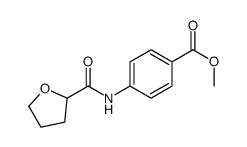 Benzoic acid, 4-[[(tetrahydro-2-furanyl)carbonyl]amino]-, methyl ester (9CI) Structure