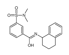 3-(dimethylsulfamoyl)-N-(1,2,3,4-tetrahydronaphthalen-1-yl)benzamide Structure