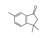 3,3,6-三甲基-1H-1-茚满酮结构式