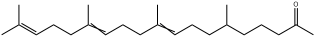 9,13,17-Nonadecatrien-2-one, 6,10,14,18-tetramethyl- structure