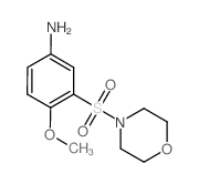 4-Methoxy-3-(morpholine-4-sulfonyl)-phenylamine structure