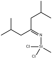 α,α-Dichloro-α-methyl-N-[3-methyl-1-(2-methylpropyl)butylidene]silanamine Structure
