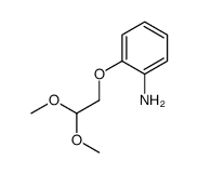 2-(2,2-dimethoxyethoxy)aniline Structure