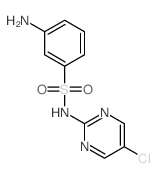 Benzenesulfonamide,3-amino-N-(5-chloro-2-pyrimidinyl)-结构式