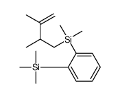 2,3-dimethylbut-3-enyl-dimethyl-(2-trimethylsilylphenyl)silane Structure