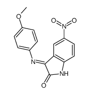 3-(4-methoxyanilino)-5-nitroindol-2-one Structure