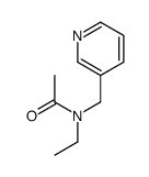N-ethyl-N-(pyridin-3-ylmethyl)acetamide Structure