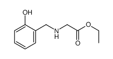 ethyl N-[(2-hydroxyphenyl)methyl]glycinate structure