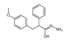 p-Methoxy-α-phenylhydrocinnamic acid hydrazide Structure