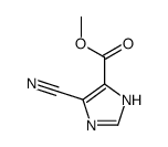 (9ci)-5-氰基-1H-咪唑-4-羧酸甲酯结构式