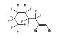 1,2-Dibromo-3,3,4,4,5,5,6,6,7,7,8,8,8-tridecafluorooct-1-ene, 1,2-Dibromo-1-(perfluorohex-1-yl)ethylene picture