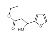 Ethyl (3S)-3-hydroxy-3-(2-thienyl)propanoate结构式