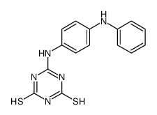 6-(4-anilinoanilino)-1H-1,3,5-triazine-2,4-dithione结构式