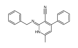 2-(benzylamino)-6-methyl-4-phenylpyridine-3-carbonitrile结构式