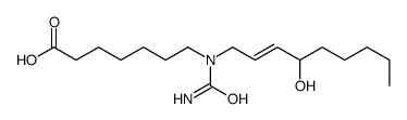 7-[carbamoyl(4-hydroxynon-2-enyl)amino]heptanoic acid Structure
