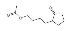 4-(2-oxocyclopentyl)butyl acetate结构式
