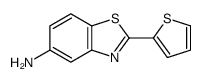 2-thiophen-2-yl-1,3-benzothiazol-5-amine结构式